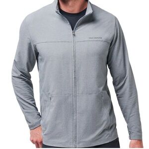 Travis Mathew Men’s VALLEY VIEW FULL ZIP Light Grey Jacket   Size Medium